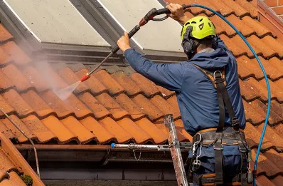 Démoussage et hydrofuge de toiture à Annois